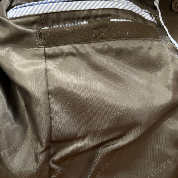 Lands End pea coat in brown - Picture 6 of 6